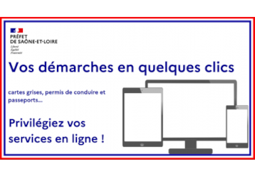 Préfecture de Saône-et-Loire : Démarches en ligne
